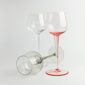 Copa de vino tinto de la colección CLASSIC, vidrio soplado a mano, regalo de lujo