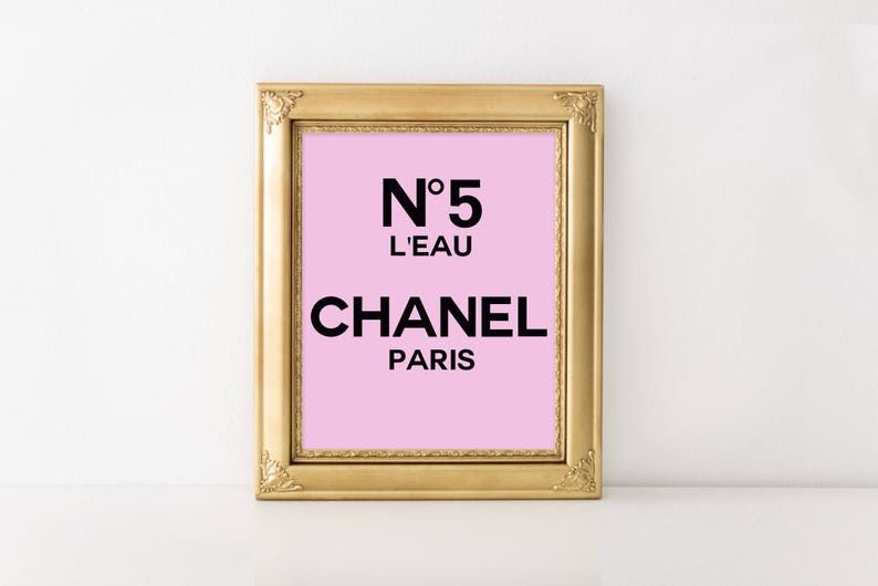 Printable Chanel No 5 Perfume Logo