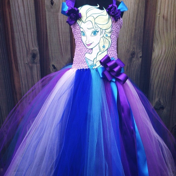 Elsa Dress Elsa Costume Elsa Frozen Dress Elsa Tutu Frozen Tutu Outfit Frozen Birthday Frozen Birthday Outfit Frozen Tutu Elsa
