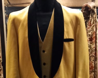 Vintage Marshall Tailors of London Yellow Suit