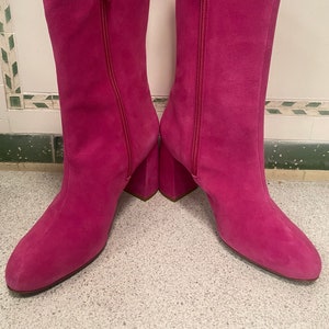 Pink suede ankle boots sales uk