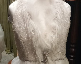 Prangsta Original - White Beaded Halter Dress