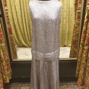 Lilac and Baby Blue 20s Inspired Dress