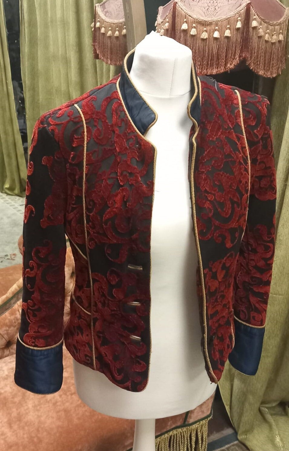 Ladies red shop evening jacket