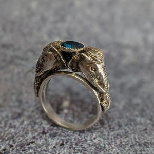 Silver Ring - Jewelry ring- elephants ring - animals Ring- Gift for Her- Animal Jewelry- Unisex Ring