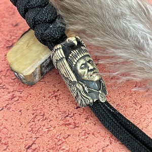 beads brass bead lanyard bead  paracord beads   keychain lanyard  accessories keychain   lanyard keychain