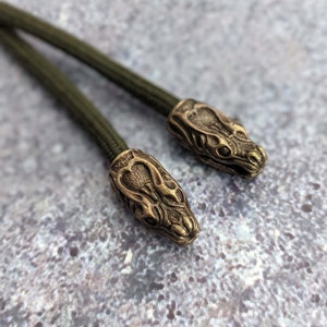 set of 2 pieces -brass bead \  lanyard for keys\ custom bead \  pandora beads\   lanyard for keys