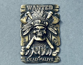 Brass Lighter Overlay • Two-Piece DIY Emblem for Zippo or Cigarette Case • Handcrafted Antique Brass Decor • Exclusive Author's Design