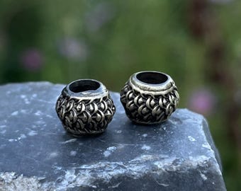 set of 2 pieces -brass bead \  lanyard for keys\ custom bead \  pandora beads\   lanyard for keys