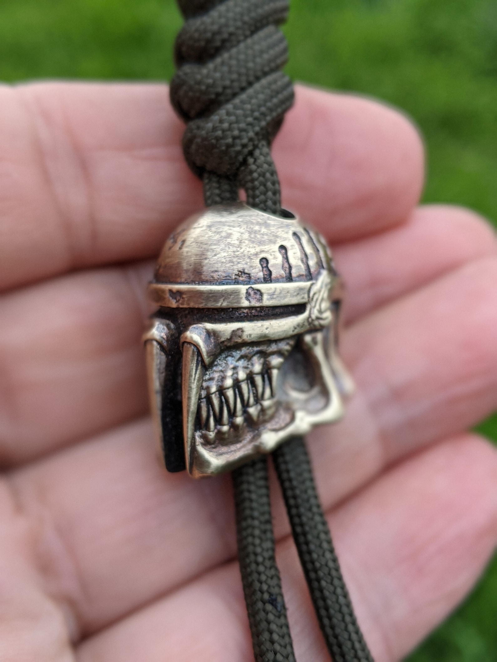 Mandalorian beads brass bead lanyard bead paracord beads Etsy