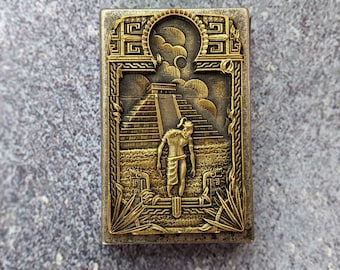 brass emblem for lighter, matchbox, cigarette case,
