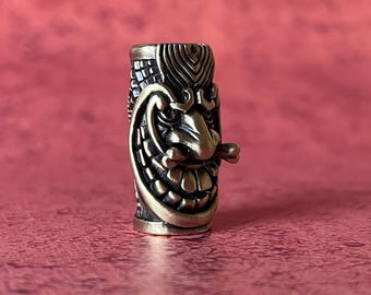 tiki beads brass bead lanyard bead  paracord beads   keychain lanyard  accessories keychain   lanyard keychain  beaded