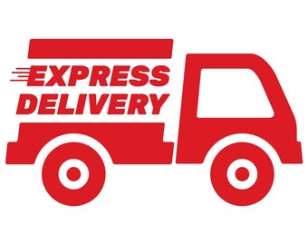 Express delivery is an additional delivery service.