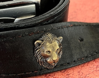 lion /Concho / Bronze bead  / brass bead/ lanyard bead /paracord beads/