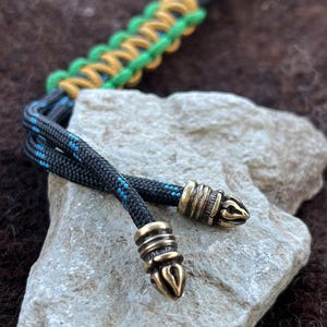 set of 2 pieces -brass bead \  lanyard for keys\ custom bead \  pandora beads\   lanyard for keys