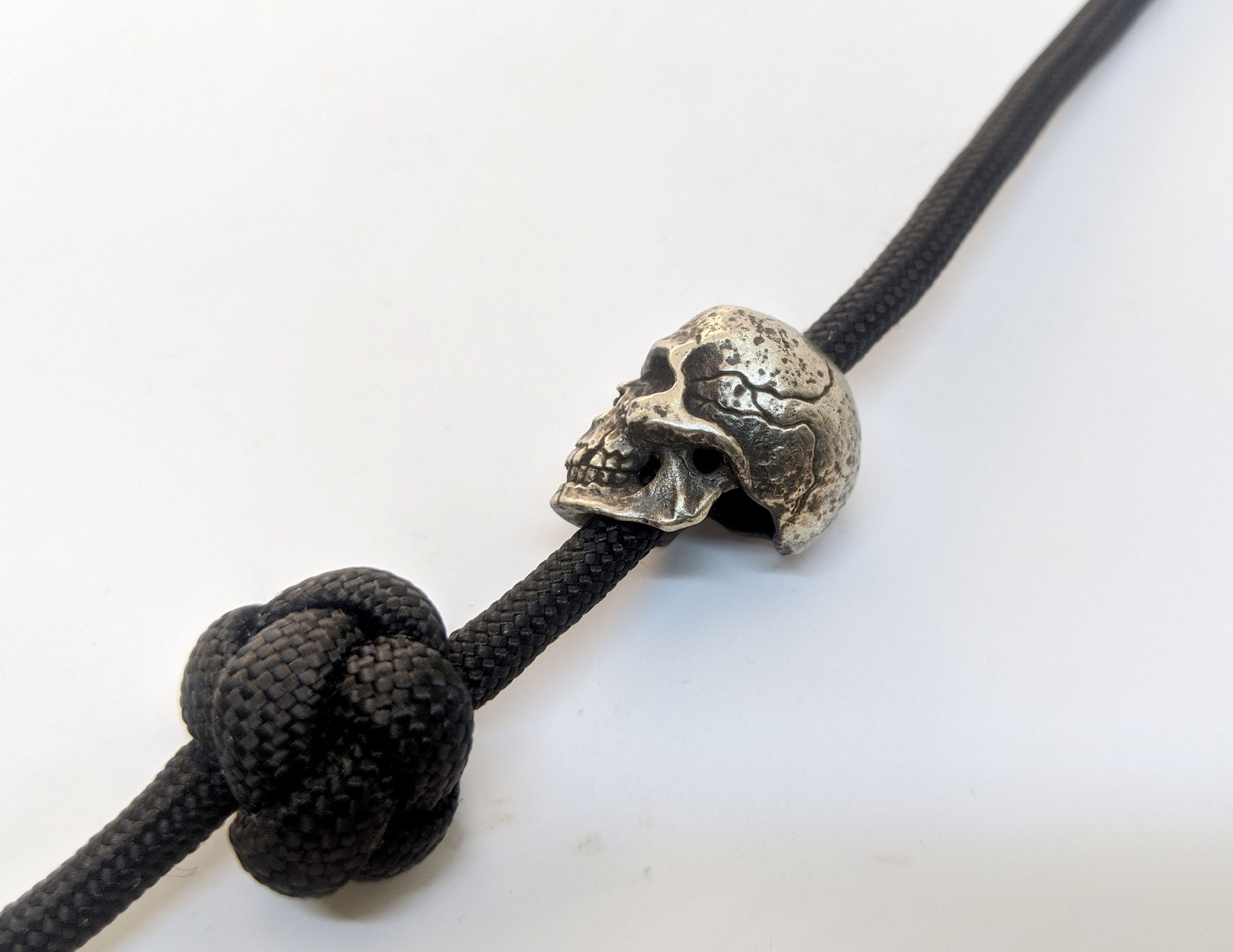 Skull beads lanyard bead paracord beads Custom knife Etsy