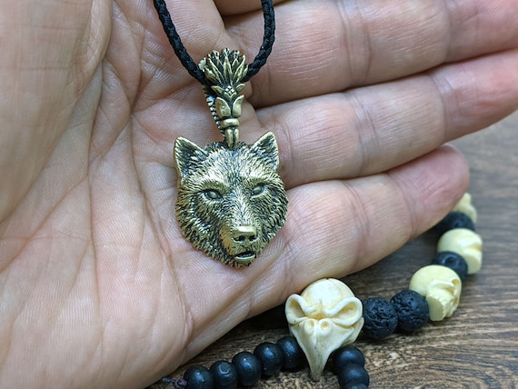 Wolf shop totem necklace