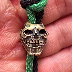 brass bead/ paracord bead/ bead for bracelet/ bead for keychain/ accessory/