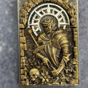 brass emblem for lighter, matchbox, cigarette case, The Dark Knight