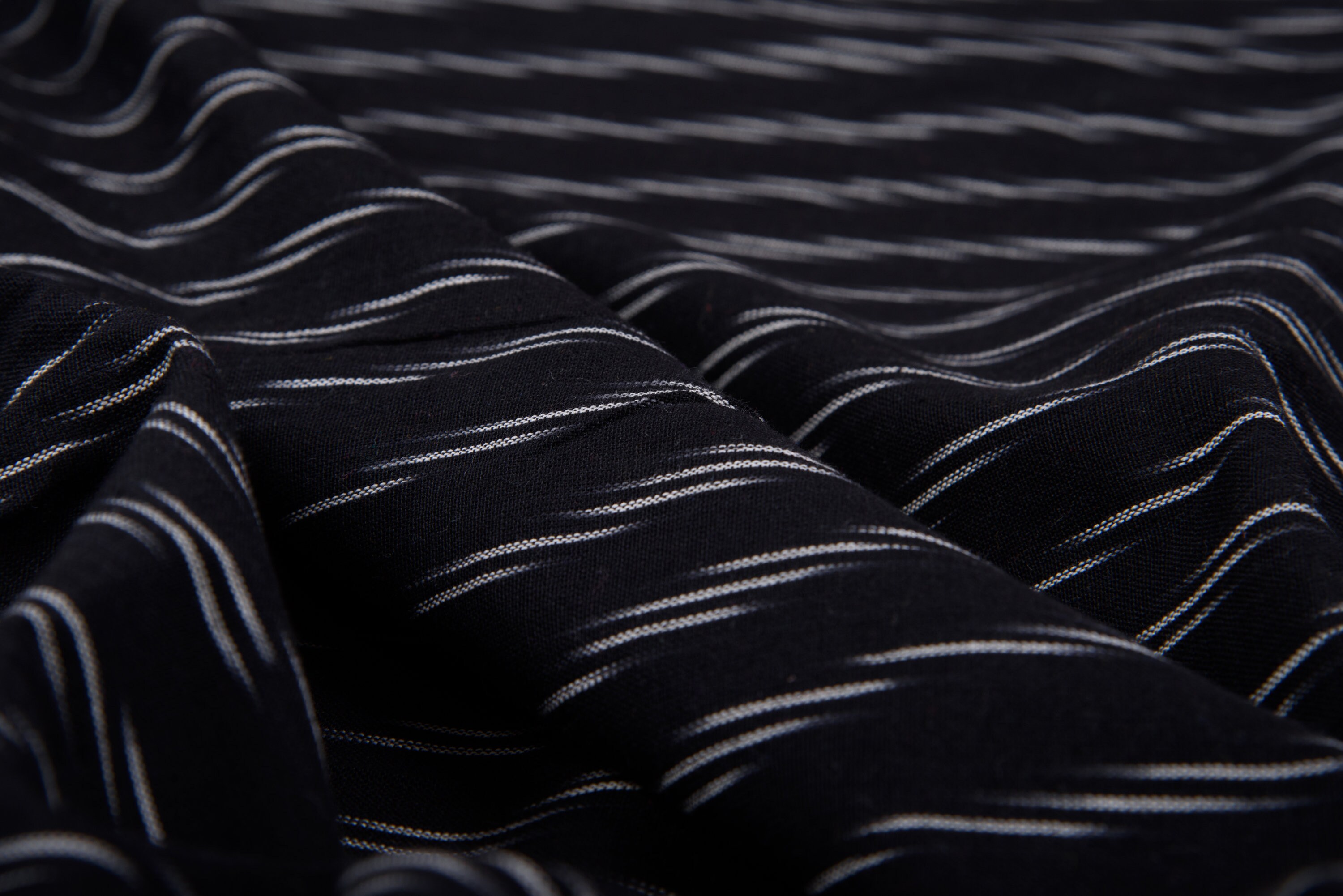 Fine 2/40 Handloom Ikat Fabric Black Ikat fabric Fashion | Etsy