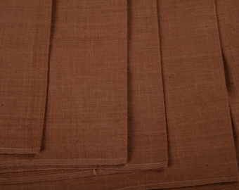 Handspun Cotton Fabric By The Yard: Natural Handwoven India Fabric