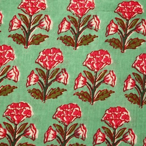 Beautiful floral Cotton dress Fabric by yard, Screen Print Fabric, India Fabric, Printed Cotton Fabric, Fabric by yard, Fabric of India