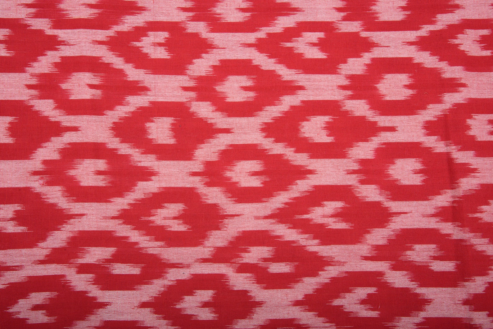 Fine 2/40 Handloom Ikat Fabric Red Fabric Fashion Fabric - Etsy