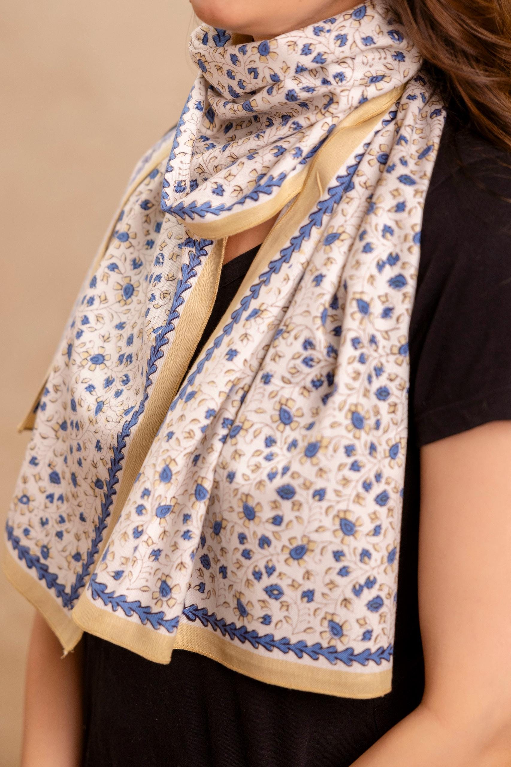 Vintage Cotton Stole - Etsy