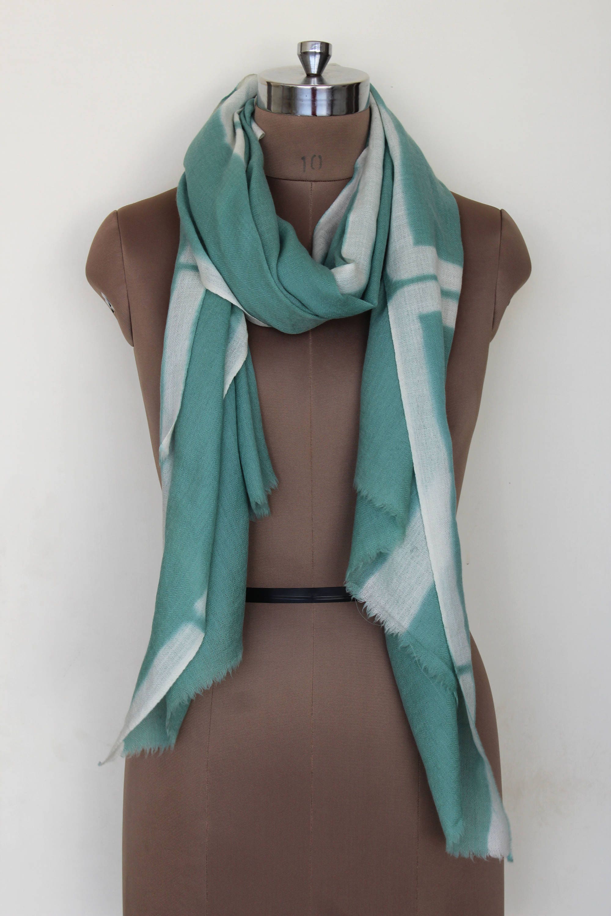 Sea Green scarf Beautiful Soft And Warm Cashmere Scarf Shawl Etsy