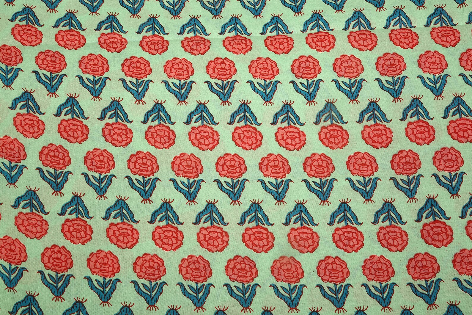 Cotton Fabric by yard Screen Print Fabric India Fabric Etsy