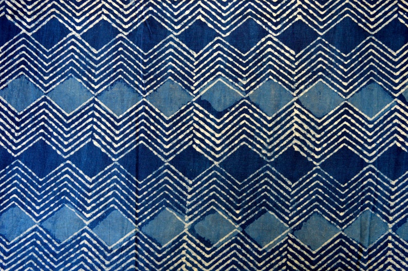 Indigo fabric Dress fabric apparels fabric Fabric By the Yard Hand Dye fabric Blue cotton fabric India Fabric Block Print fabric