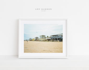 Edisto Afternoon, Beach Print, Coastal, Island, Sand, Sky, Beach Homes, Digital File