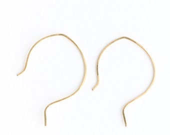 Modern Hoop Earrings • Hammered Earrings • 14K Gold Fill • Minimalist Earrings • Statement Earrings • Wedding Earrings