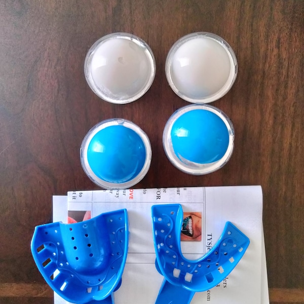 Custom Grillz Mold Kit – Teeth Dental Impression Kit w/Putty Full Kit Medium (FREE SHIPPING)