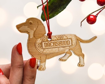 Decoração personalizada para cachorro Dachshund - detalhada