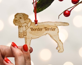 Decoração personalizada para cachorro Border Terrier - detalhada