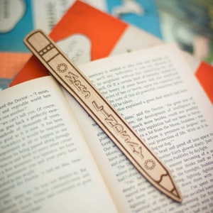 Personalised Pencil Bookmark