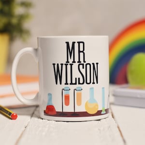 Taza de ciencia personalizada
