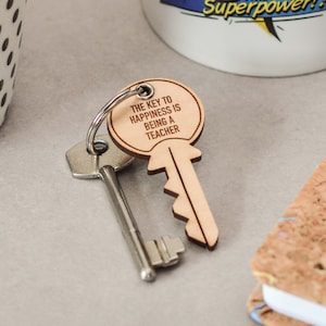 Personalised Key Keyring