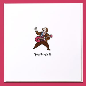 Je rockt leraar kaart