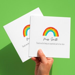 Gepersonaliseerde regenboog Belangrijk onderdeel van mijn verhaal Docentenkaart