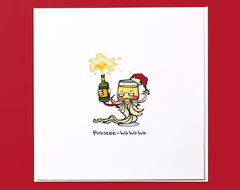 Prosecc-ho ho ho Christmas Card