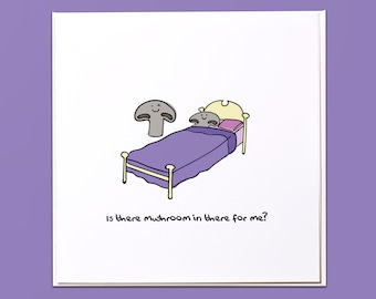 Is there mushroom in there for me? Card