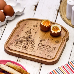 Personalisiertes Frühstückseibrett - Prinzessin Schloss