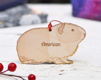 Personalised Guinea Pig Decoration