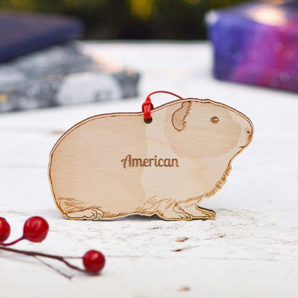 Personalised Guinea Pig Decoration