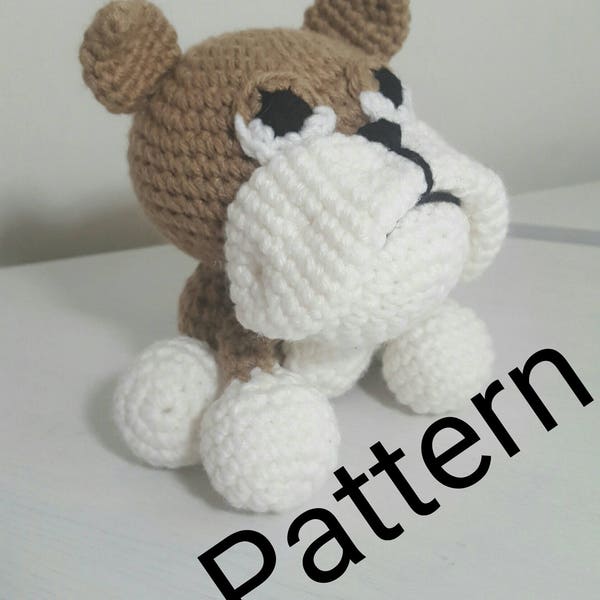Amigurumi Bulldog Crochet Pattern PDF Instant Download/ Amigurumi Pattern/ Crochet Pattern
