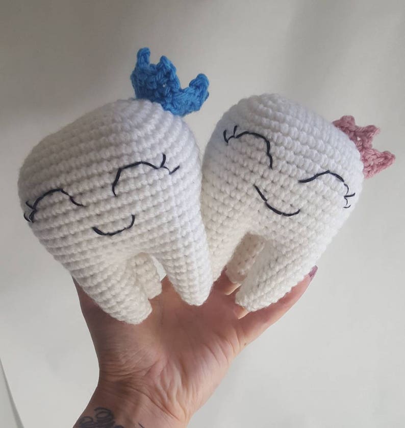 Crochet Tooth Fairy Pillow/ Amigurumi Tooth/ Tooth Fairy Etsy