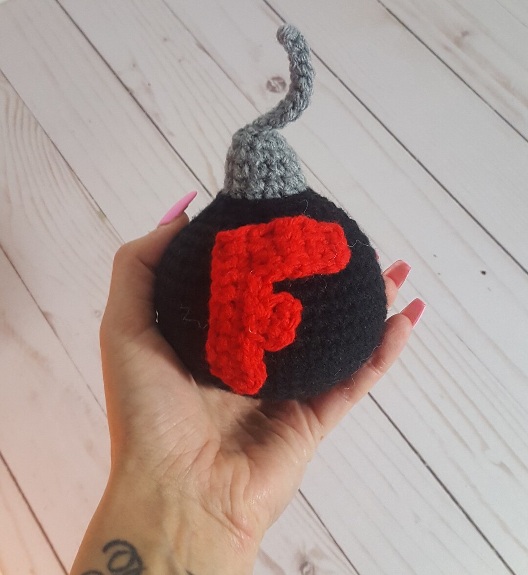 Crochet Bomb Pattern F-bomb Crochet Pattern PDF Instant Download/ Amigurumi Pattern/ Crochet ...