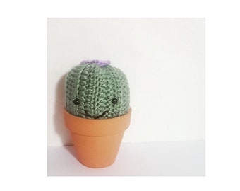 Amigurumi Cactus Crochet Pattern PDF Instant Download/ Amigurumi Pattern/ Crochet Pattern, Crochet Plant, Crochet Succulent, Kawaii Catus